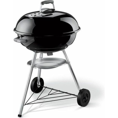 Weber Compact Kettle Grill Black - Ultimate Outdoor Cooking Experience